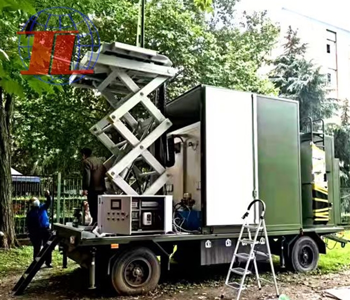 升降旋轉(zhuǎn)衛(wèi)星監(jiān)測(cè)車(chē)